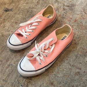 Coral colored converse